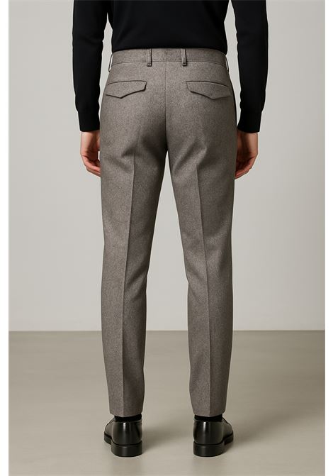 Pantaloni in Lana Vergine e Cashmere a Spina di Pesce  PT Torino PT TORINO | Pantaloni | COAFMAZ00CL10140